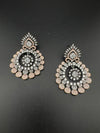 Premium Victorian Nano Setting Cubic Zirconia in a unique designer Inspired Drop Dangle earrings