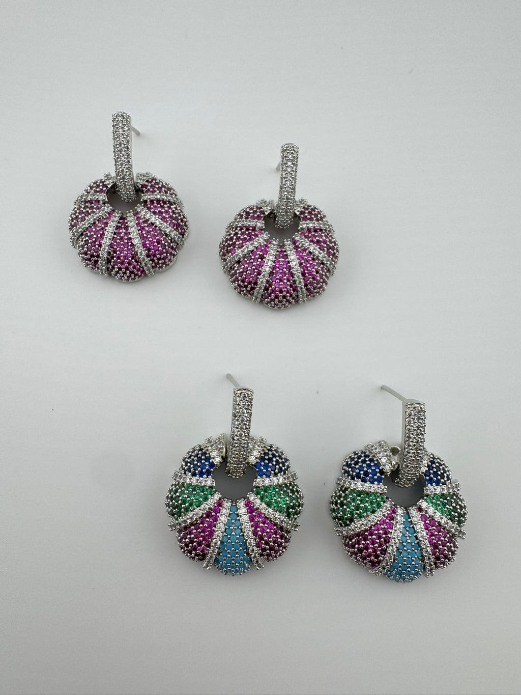 Premium Nano Setting Cubic Zirconia is Victorian designer Inspired Statement Drop Dangle earring