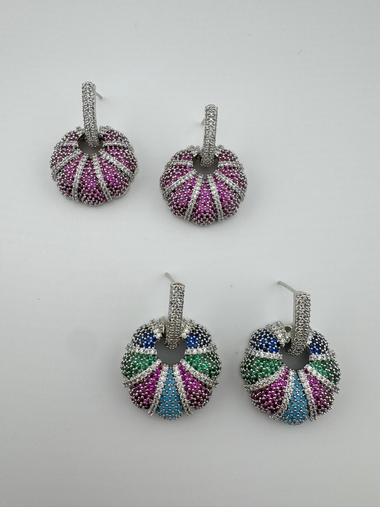 Premium Nano Setting Cubic Zirconia is Victorian designer Inspired Statement Drop Dangle earring