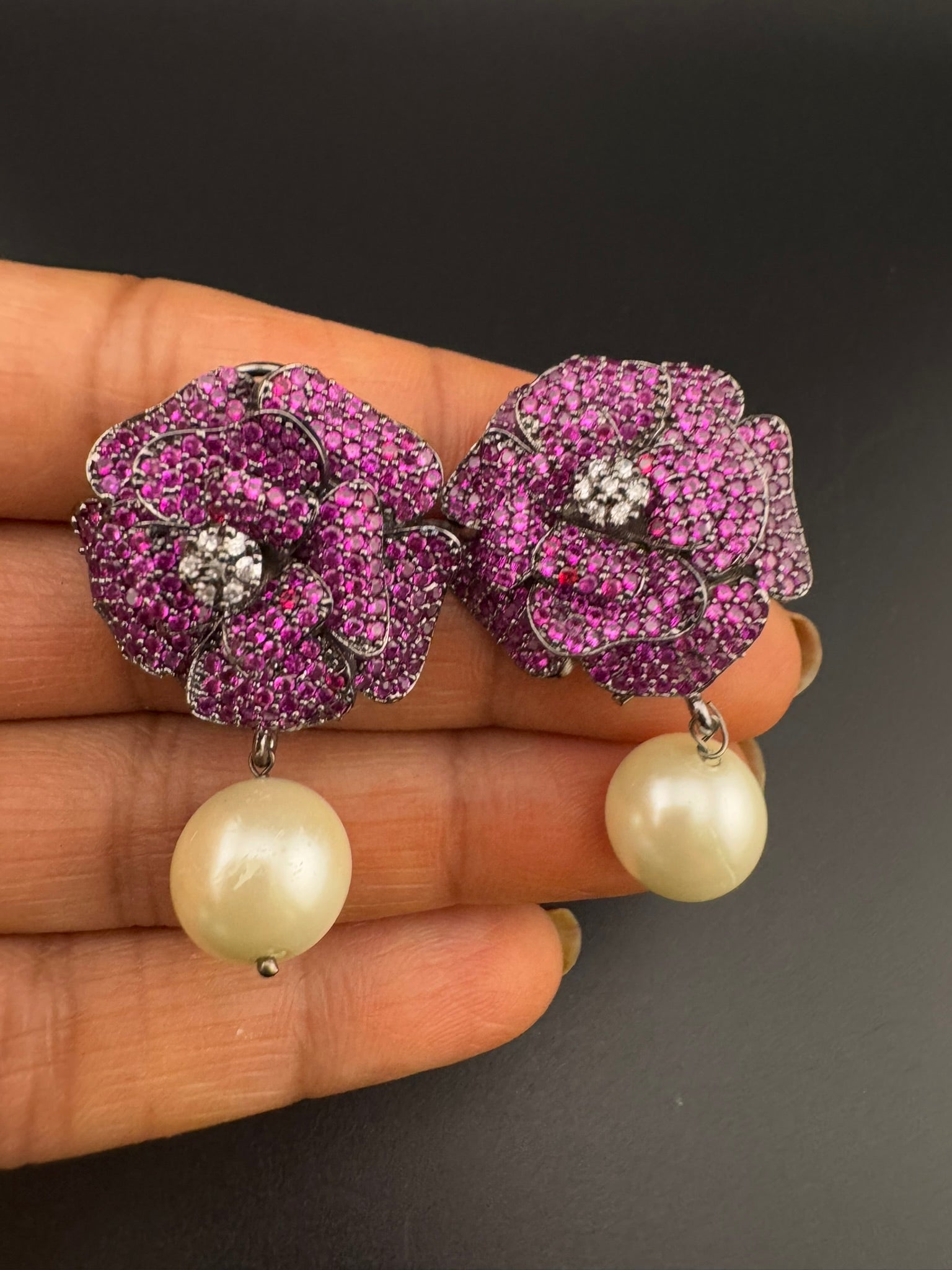 Premium Bow Cubic Zirconia and Swarovski Crystal stone in gold color Studs earrings