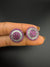 Premium Nano Setting Cubic Zirconia is Victorian designer Inspired Statement Ruby Stud earring