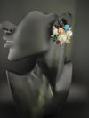 Premium Bow Cubic Zirconia and Swarovski Crystal stone in gold color Studs earrings