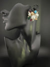 Premium Bow Cubic Zirconia and Swarovski Crystal stone in gold color Studs earrings
