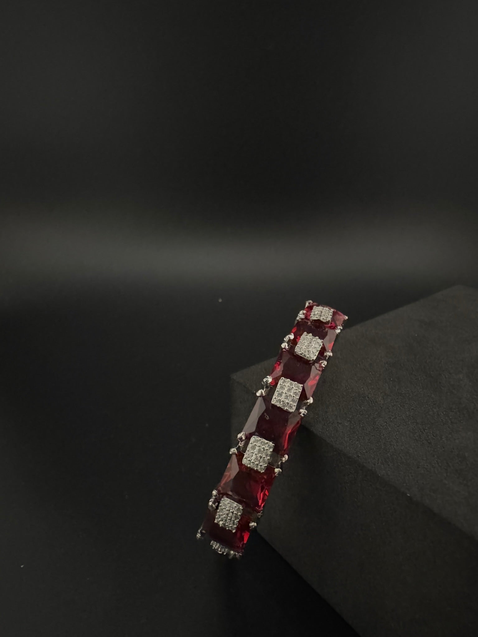 Openable Stone and Cubic Zirconia Bracelet Designer inspired Bracelet bangle Fits upto 2.6" wrist size