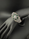 Victorian/Rose Gold Openable Designer bracelet with crystal stones, Cubic Zirconia in unique Nano setting