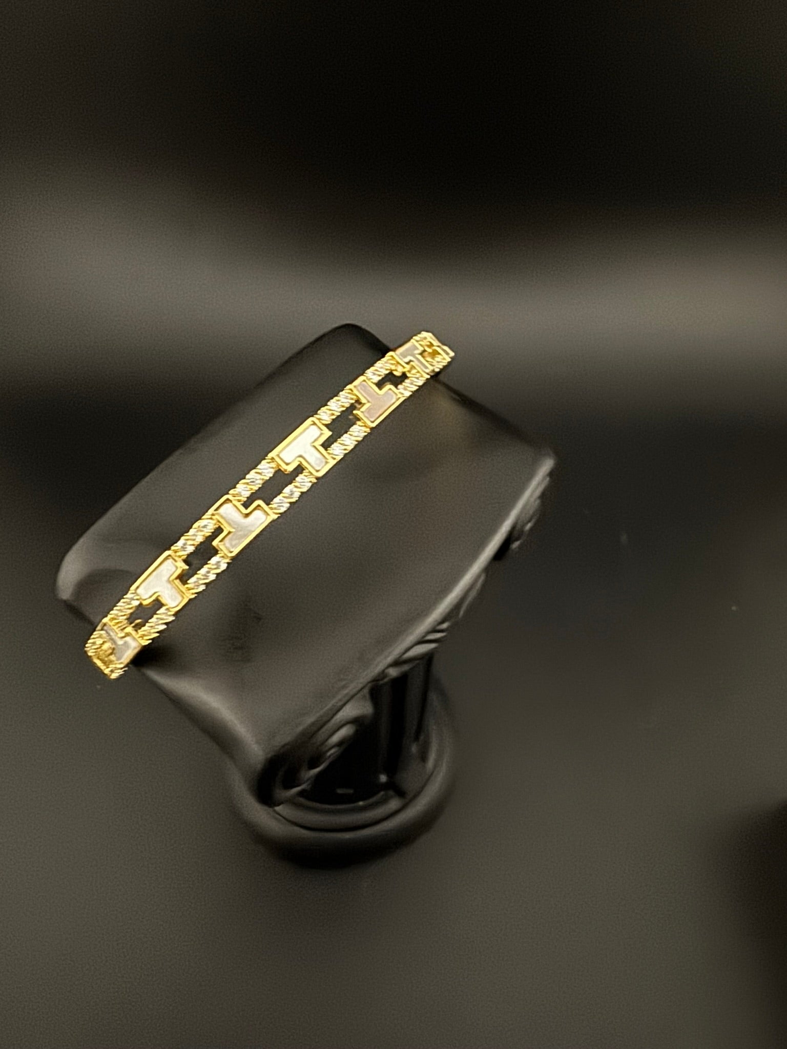 High Quality Gold Polish, Cubic Zirconia and stones Designer bracelet/Statement Bracelet/Indian Jewelry/Openable bangle/Fits upto 2.6" size