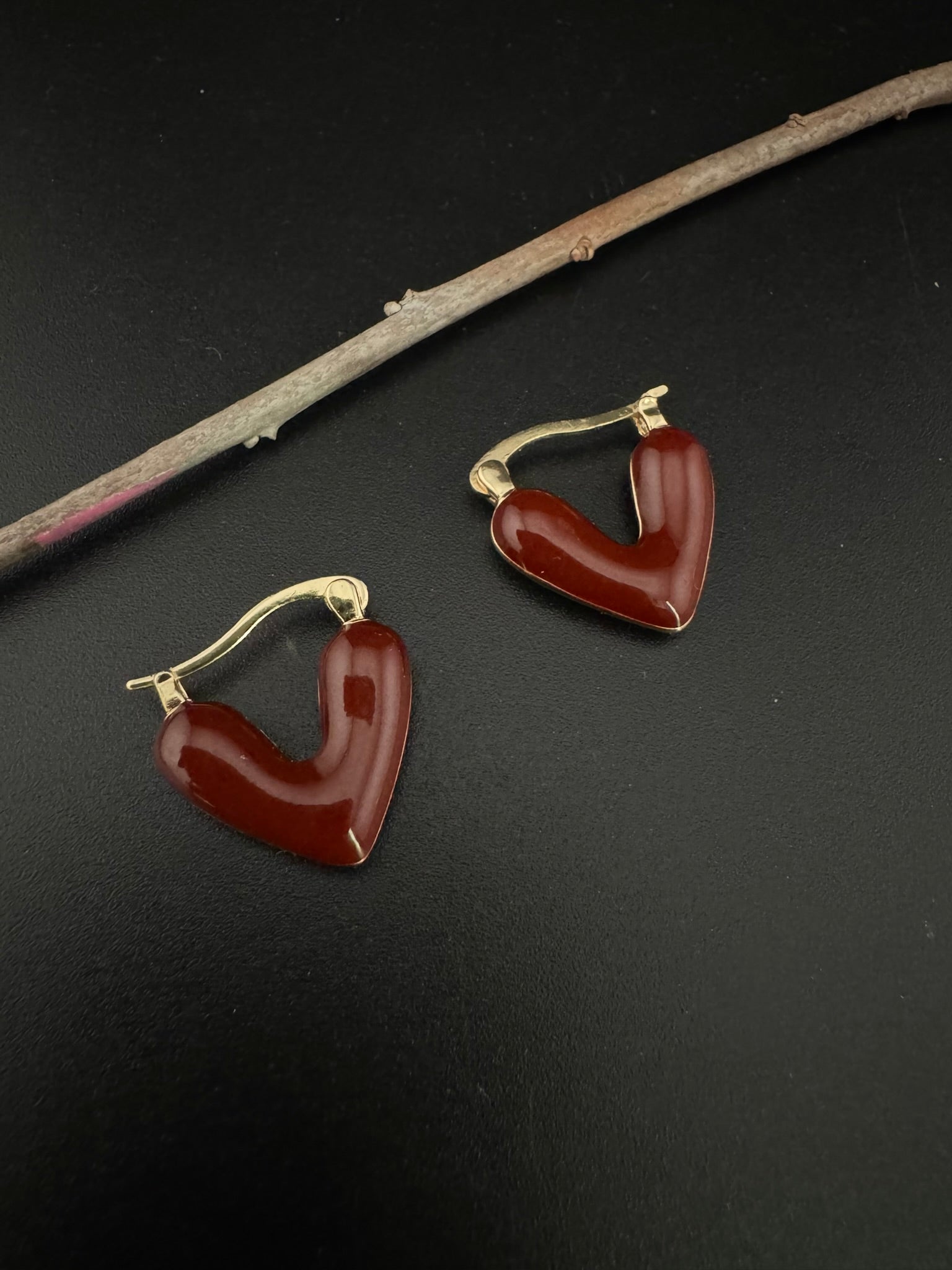 Anti-Tarnish Water resistant Gold Hoop earrings in drop design/Everyday earrings/Light weight everyday jewelry/office wear/daily wear hoops