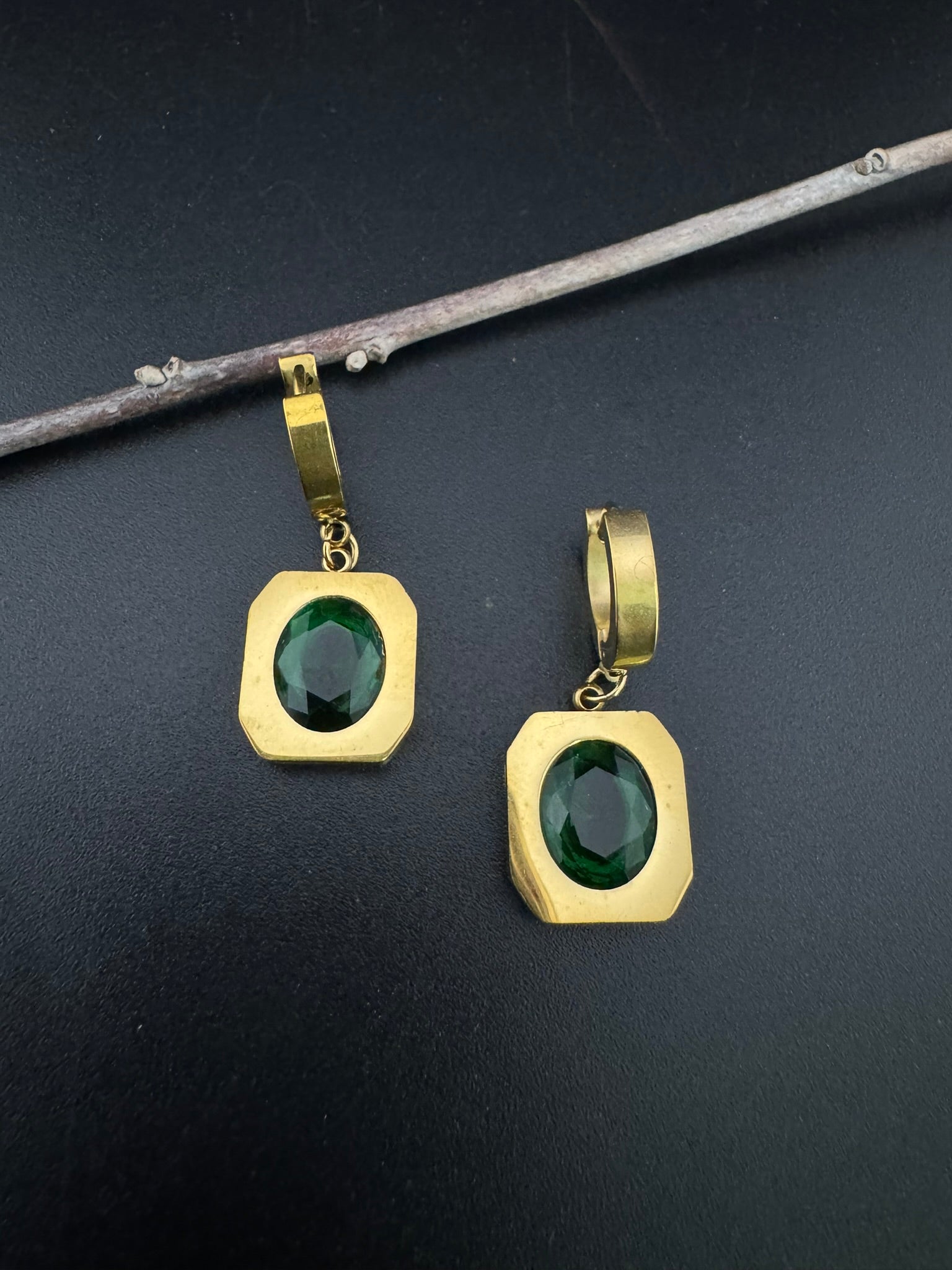 Anti-Tarnish Water resistant Gold Hoop earrings in drop design/Everyday earrings/Light weight everyday jewelry/office wear/daily wear hoops