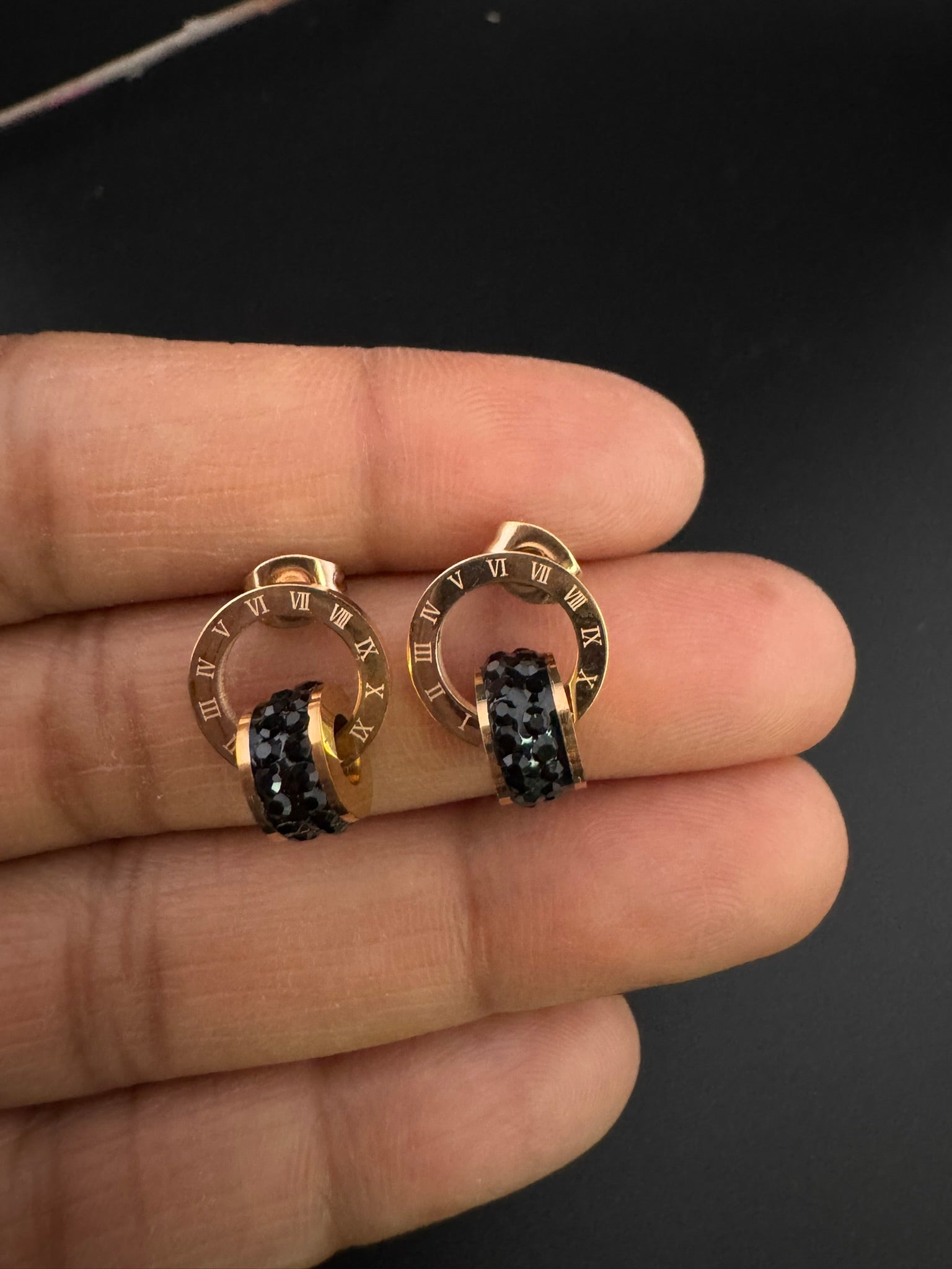 Anti-Tarnish Water resistant Gold Hoop earrings in drop design/Everyday earrings/Light weight everyday jewelry/office wear/daily wear hoops