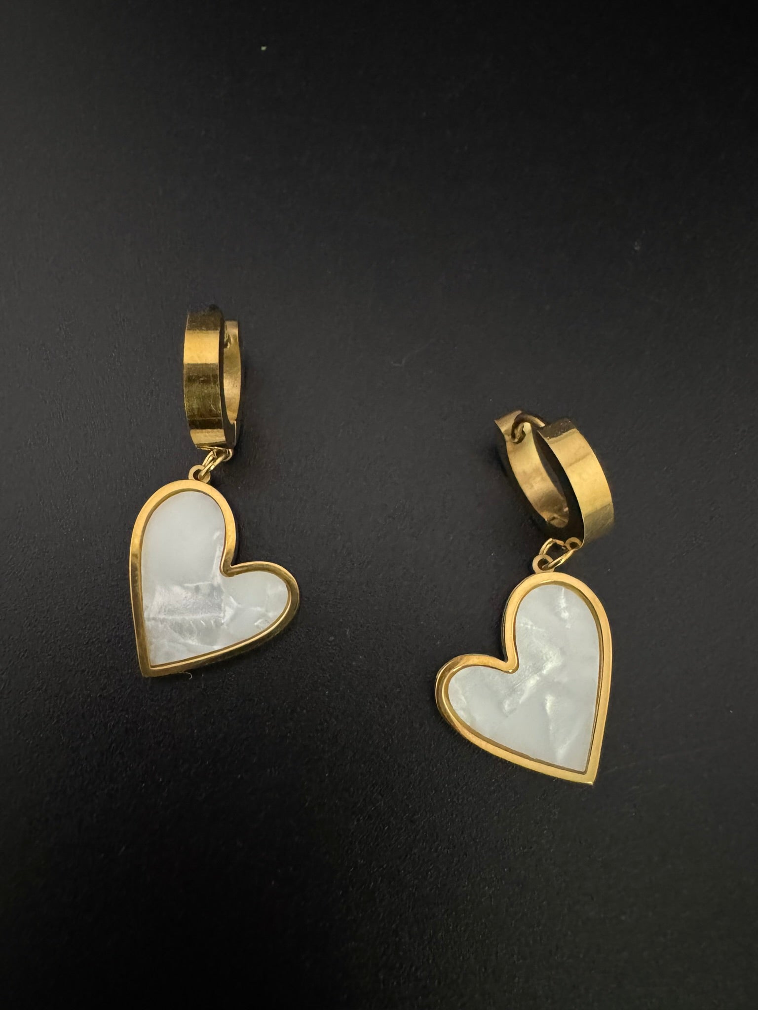 Anti-Tarnish Water resistant Gold Hoop earrings in drop design/Everyday earrings/Light weight everyday jewelry/office wear/daily wear hoops