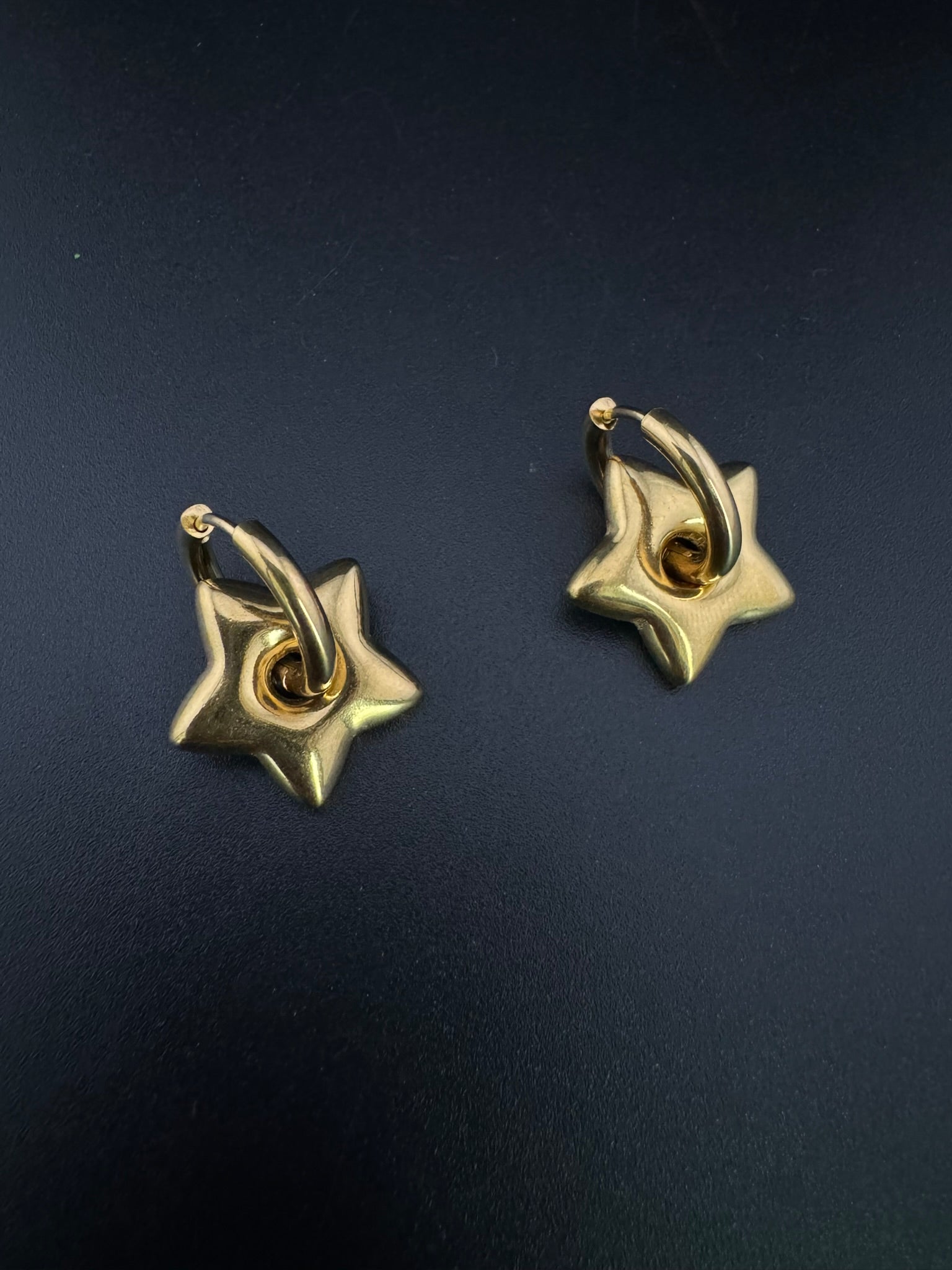 Anti-Tarnish Water resistant Gold Hoop earrings in drop design/Everyday earrings/Light weight everyday jewelry/office wear/daily wear hoops