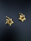 Anti-Tarnish Water resistant Gold Hoop earrings in drop design/Everyday earrings/Light weight everyday jewelry/office wear/daily wear hoops