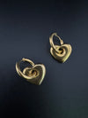 Anti-Tarnish Water resistant Gold Hoop earrings in drop design/Everyday earrings/Light weight everyday jewelry/office wear/daily wear hoops