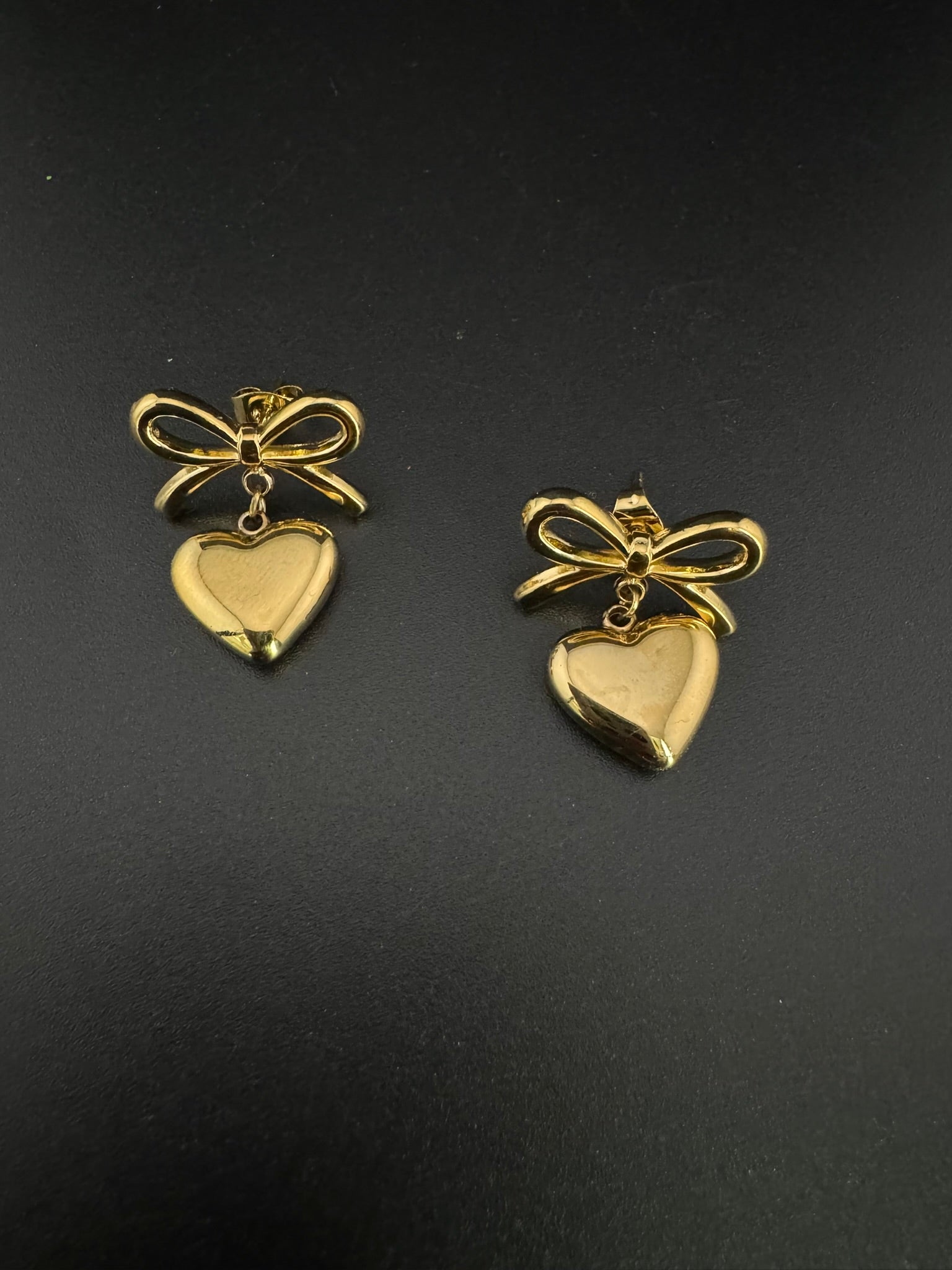 Anti-Tarnish Water resistant Gold Hoop earrings in drop design/Everyday earrings/Light weight everyday jewelry/office wear/daily kids jewelry