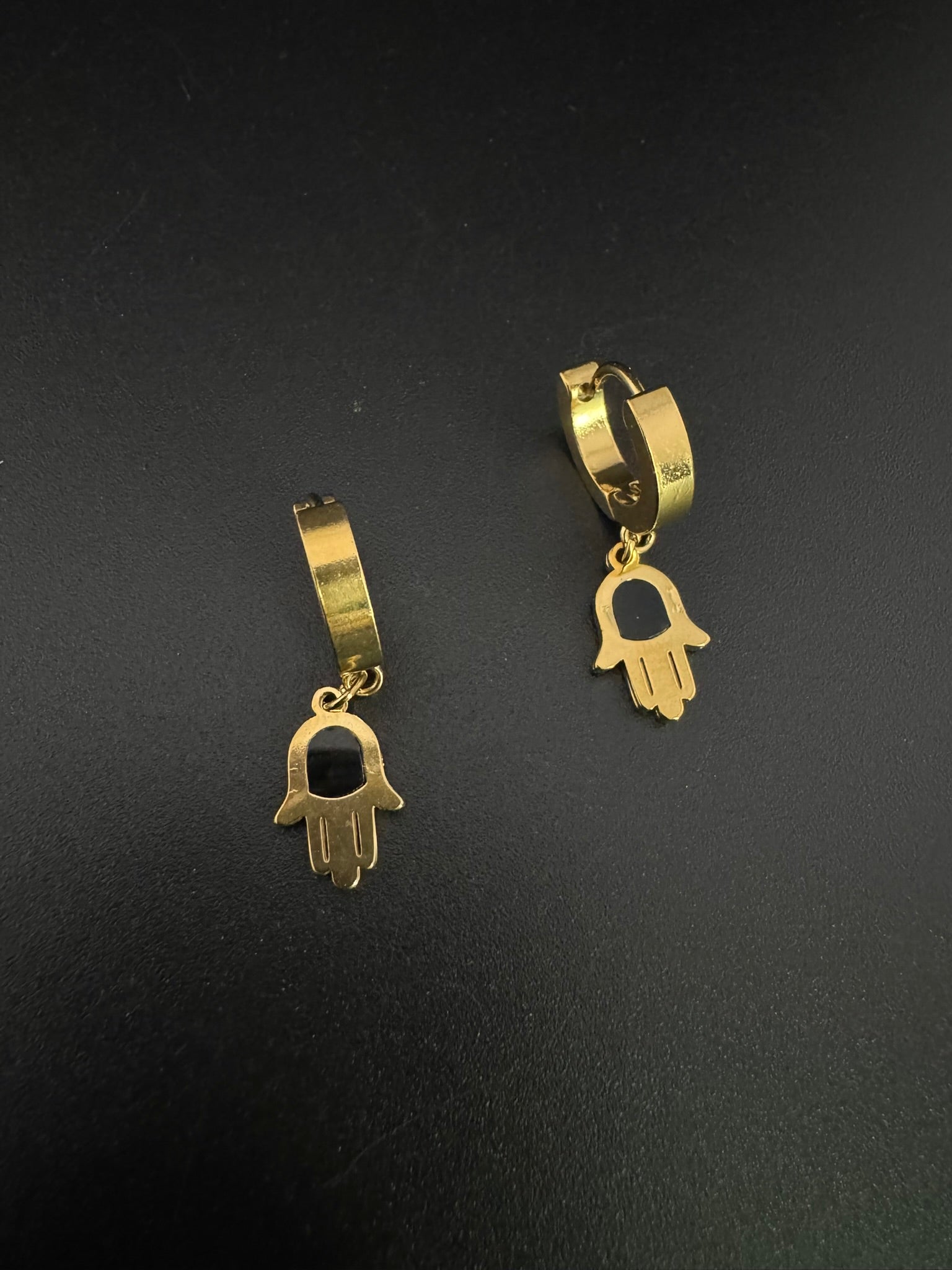 Anti-Tarnish Water resistant Gold Hoop earrings in drop design/Everyday earrings/Light weight everyday jewelry/office wear/daily kids jewelry