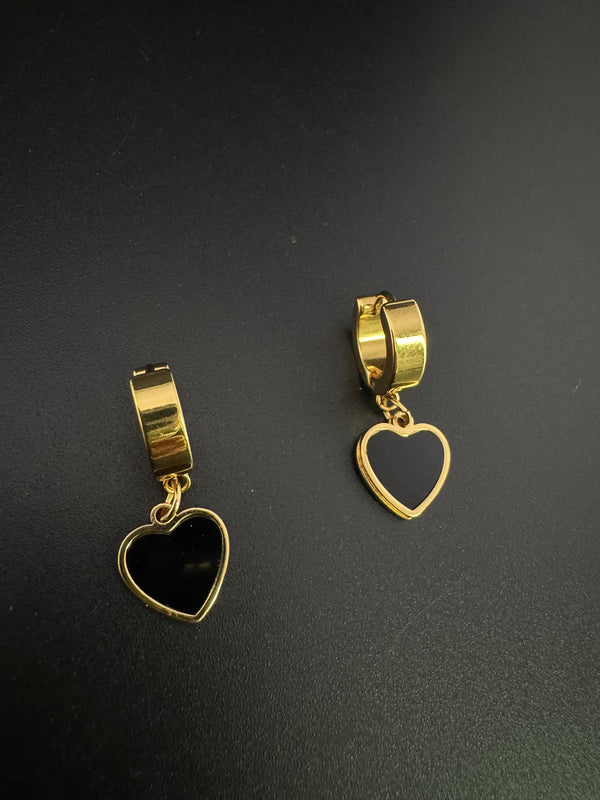 Anti-Tarnish Water resistant Gold Hoop earrings in drop design/Everyday earrings/Light weight everyday jewelry/office wear/daily kids jewelry