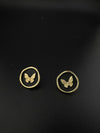 Anti-Tarnish Water resistant Gold Hoop earrings in drop design/Everyday earrings/Light weight everyday jewelry/office wear/daily kids jewelry