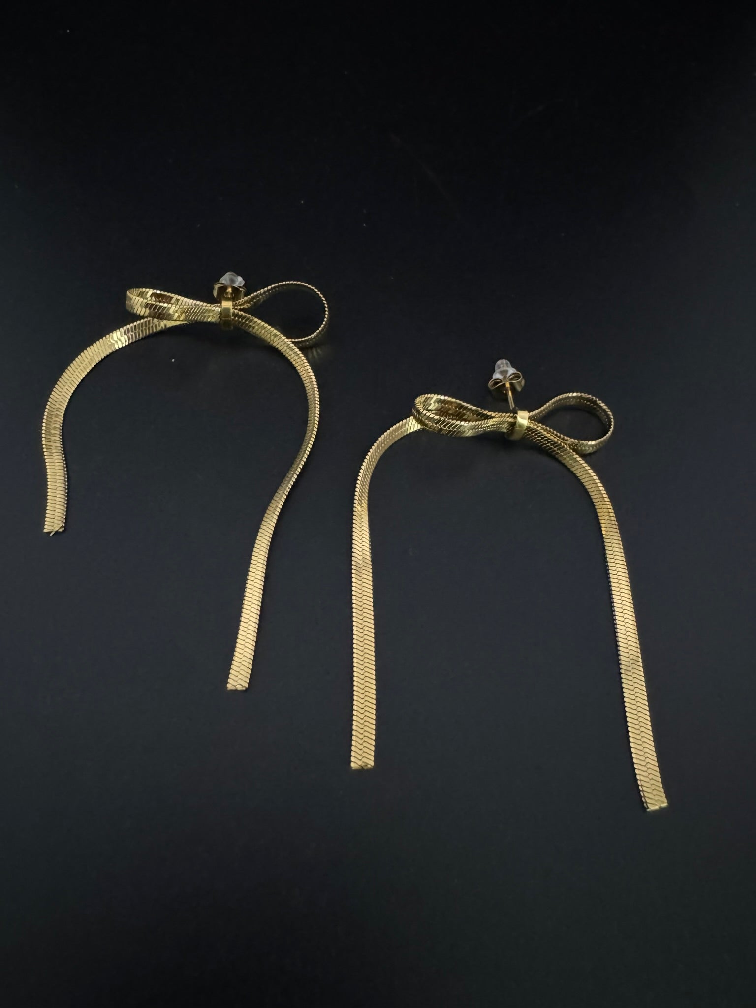 Anti-Tarnish Water resistant Gold Hoop earrings in drop design/Everyday earrings/Light weight everyday jewelry/office wear/daily kids jewelry