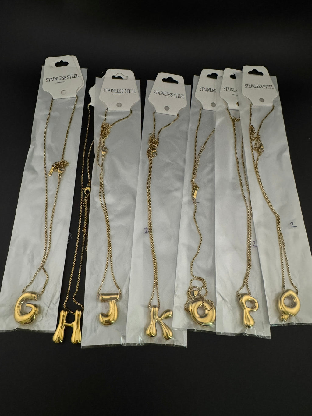 Anti-Tarnish Water resistant 18K Gold color plated necklace/Alphabet Capital letter necklace/Everyday jewelry/Light weight everyday jewelry