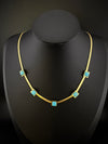Anti-Tarnish Water resistant 18K Gold color plated necklace/Simple Office wear necklace/Everyday jewelry/Light weight everyday jewelry
