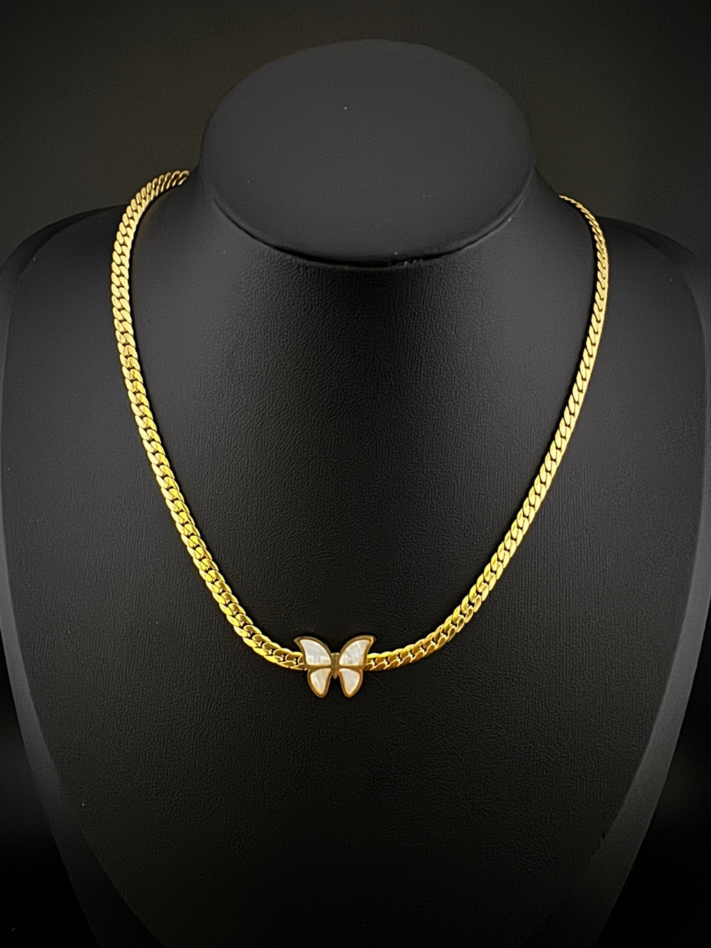 Anti-Tarnish Water resistant 18K Gold color plated necklace/Simple Office wear necklace/Everyday jewelry/Light weight everyday jewelry