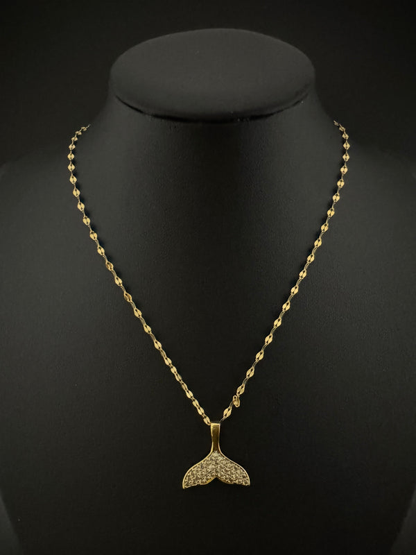 Anti-Tarnish Water resistant 18K Gold color plated necklace/Kids jewelry/Simple Office wear necklace/Everyday jewelry/Light weight jewelry