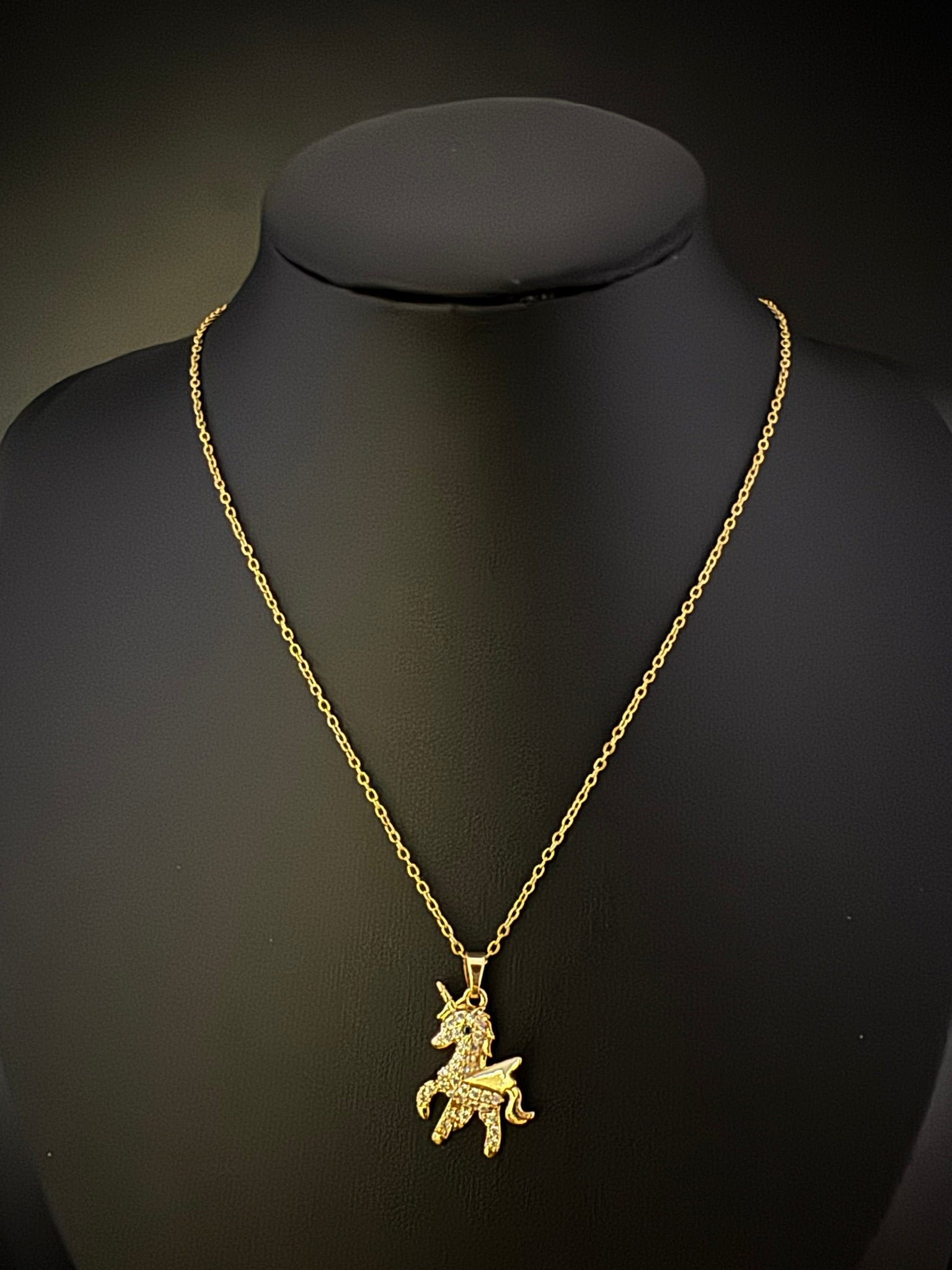 Anti-Tarnish Water resistant 18K Gold color plated necklace/Kids jewelry/Simple Office wear necklace/Everyday jewelry/Light weight jewelry