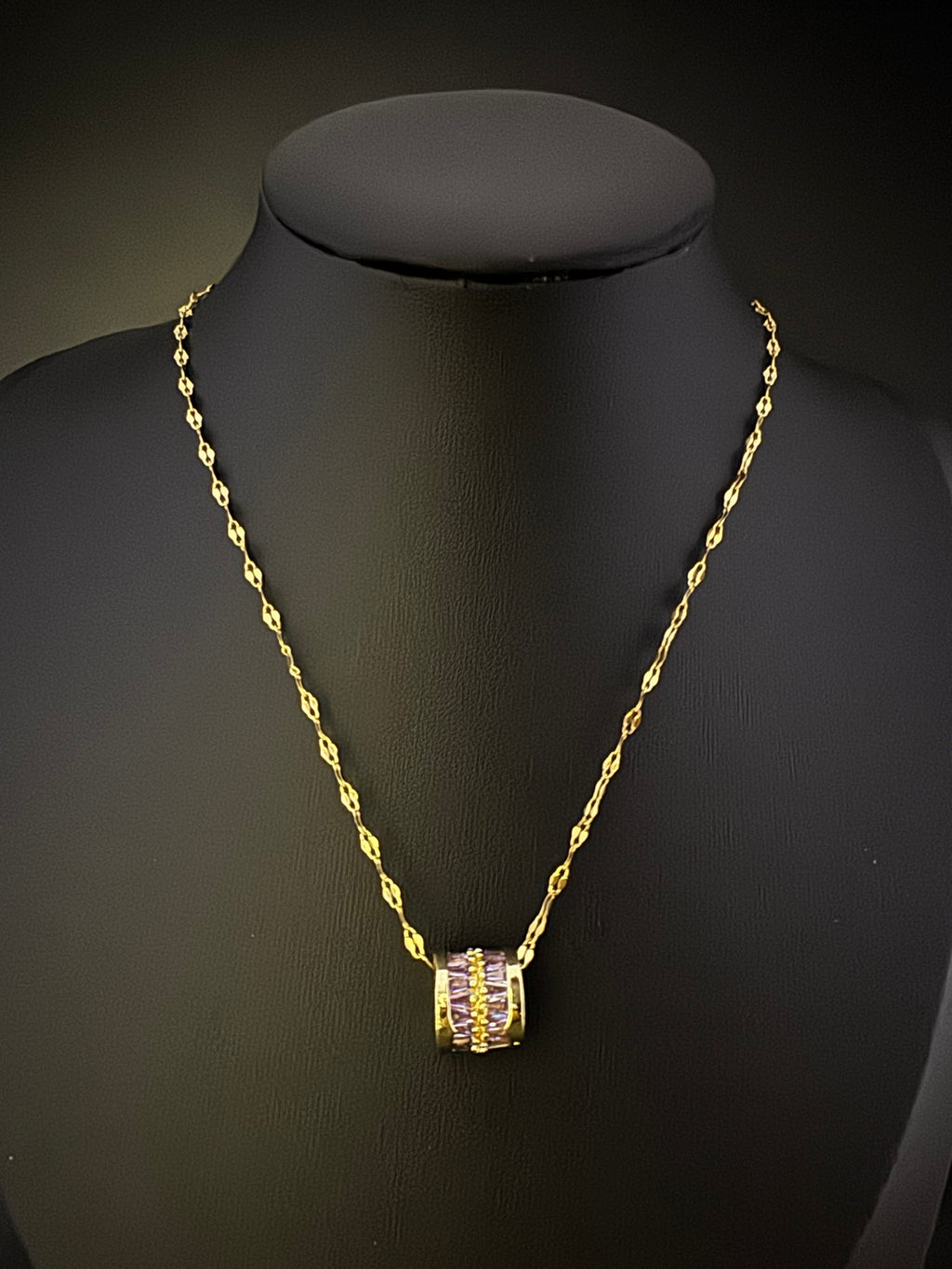 Anti-Tarnish Water resistant 18K Gold color plated necklace/Kids jewelry/Simple Office wear necklace/Everyday jewelry/Light weight jewelry