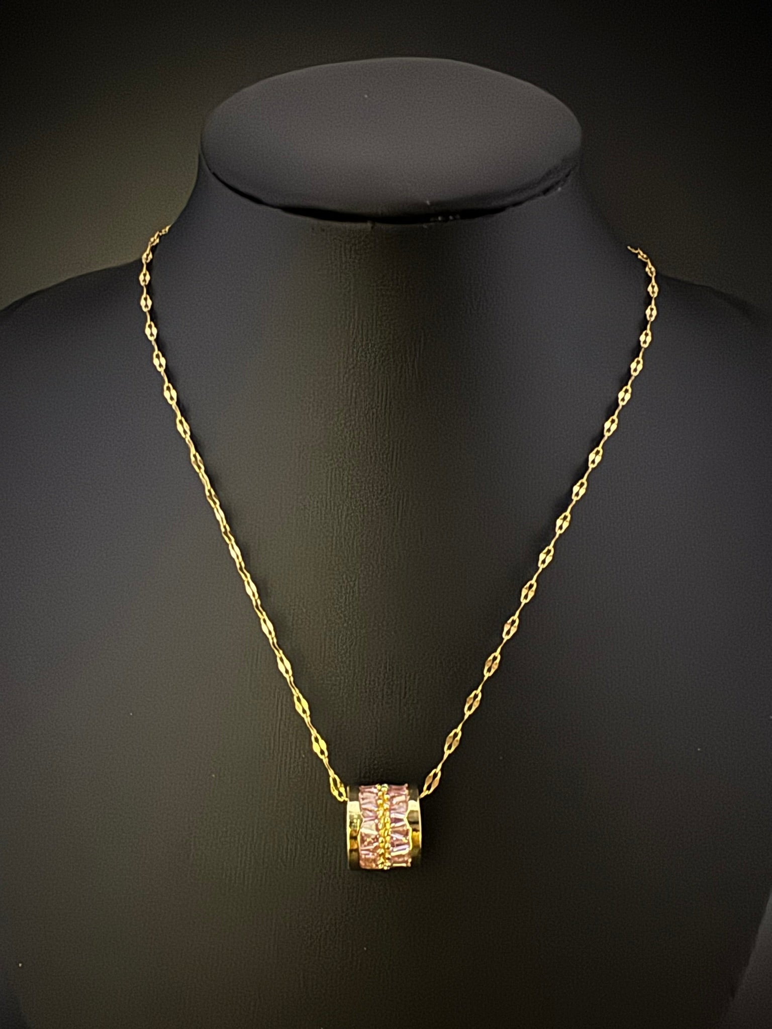 Anti-Tarnish Water resistant 18K Gold color plated necklace/Kids jewelry/Simple Office wear necklace/Everyday jewelry/Light weight jewelry