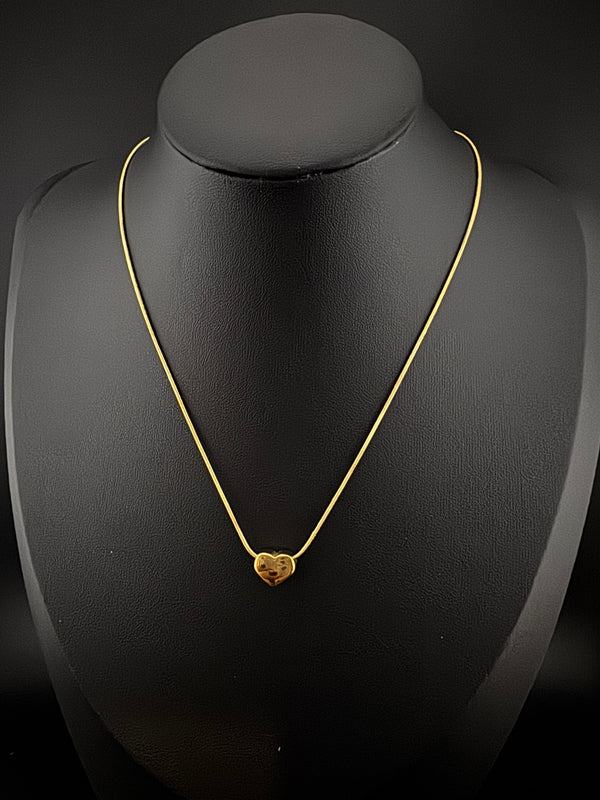 Anti-Tarnish Water resistant 18K Gold color plated necklace /everyday jewelry/Simple Office wear necklace/gold jewelry/Light weight jewelry