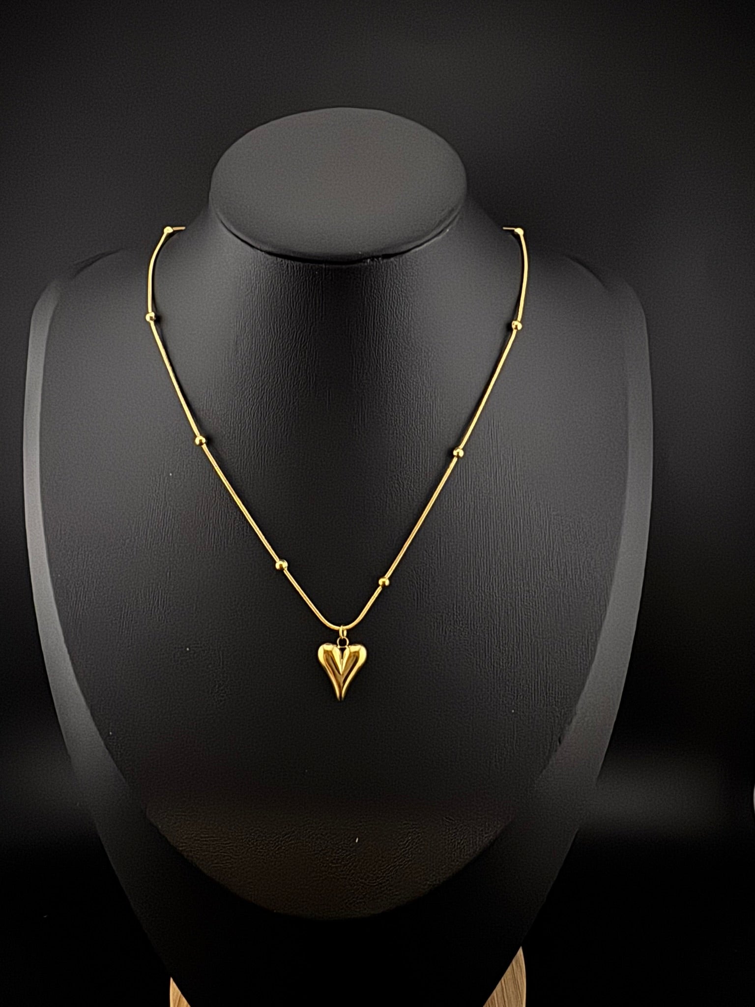 Anti-Tarnish Water resistant 18K Gold color plated necklace /everyday jewelry/Simple Office wear necklace/gold jewelry/Light weight jewelry