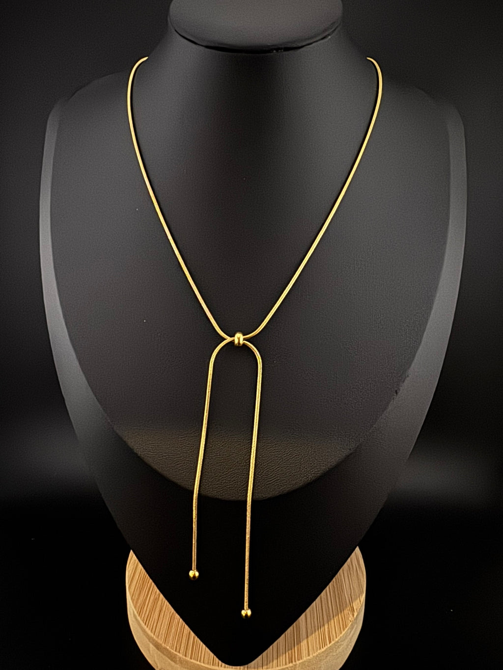 Anti-Tarnish Water resistant 18K Gold color plated necklace/everyday jewelry/Simple Office wear necklace/gold jewelry/Light weight jewelry