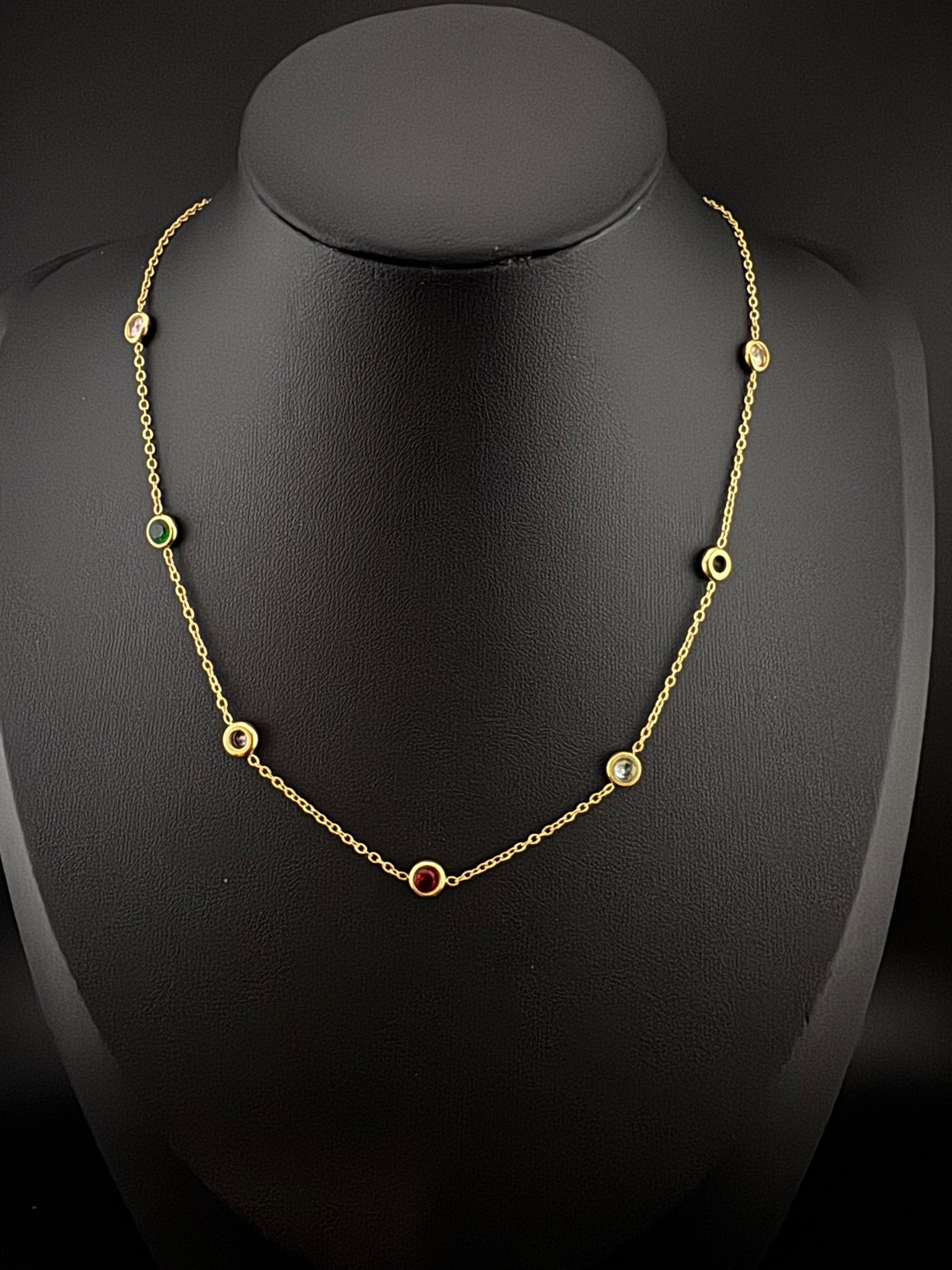 Anti-Tarnish Water resistant 18K Gold color plated necklace/everyday jewelry/Simple Office wear necklace/gold jewelry/Light weight jewelry