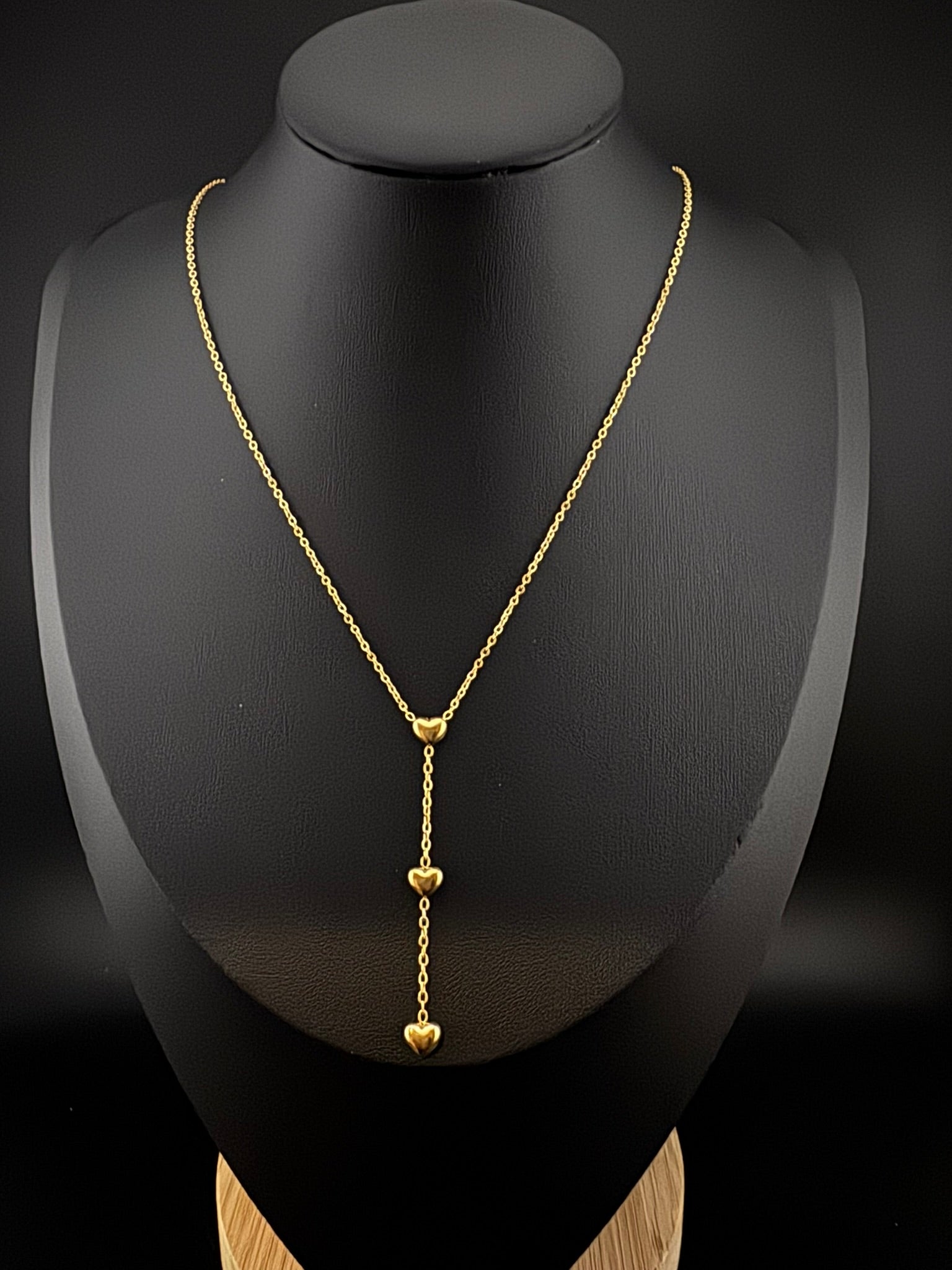 Anti-Tarnish Water resistant 18K Gold color plated necklace/everyday jewelry/Simple Office wear necklace/gold jewelry/Light weight jewelry