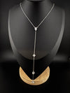 Anti-Tarnish Water resistant 18K Gold color plated necklace/everyday jewelry/Simple Office wear necklace/gold jewelry/Light weight jewelry