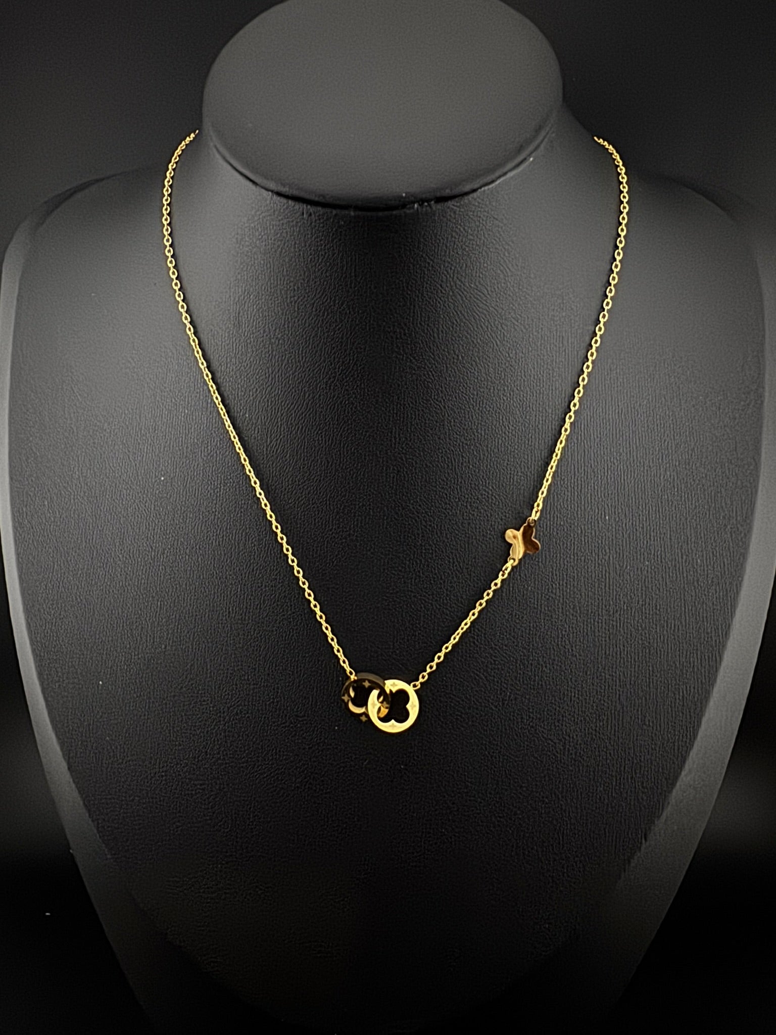 Anti-Tarnish Water resistant 18K Gold color plated necklace/everyday jewelry/Simple Office wear necklace/gold jewelry/Light weight jewelry