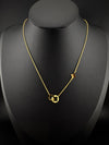 Anti-Tarnish Water resistant 18K Gold color plated necklace/everyday jewelry/Simple Office wear necklace/gold jewelry/Light weight jewelry