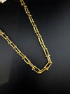 Anti-Tarnish Water resistant 18K Gold color plated thick necklace/Partywear jewelry/Office wear necklace/gold jewelry/Light weight jewelry