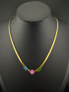 Anti-Tarnish Water resistant 18K Gold color plated Brand Inspired necklace