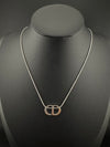 Anti-Tarnish Water resistant 18K Gold color plated Brand Inspired necklace