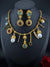 Sabyasachi Inspired Necklace set in matt gold, Pearls and natural stones/Contemporary necklace set/Indian jewelry/Unique necklace set