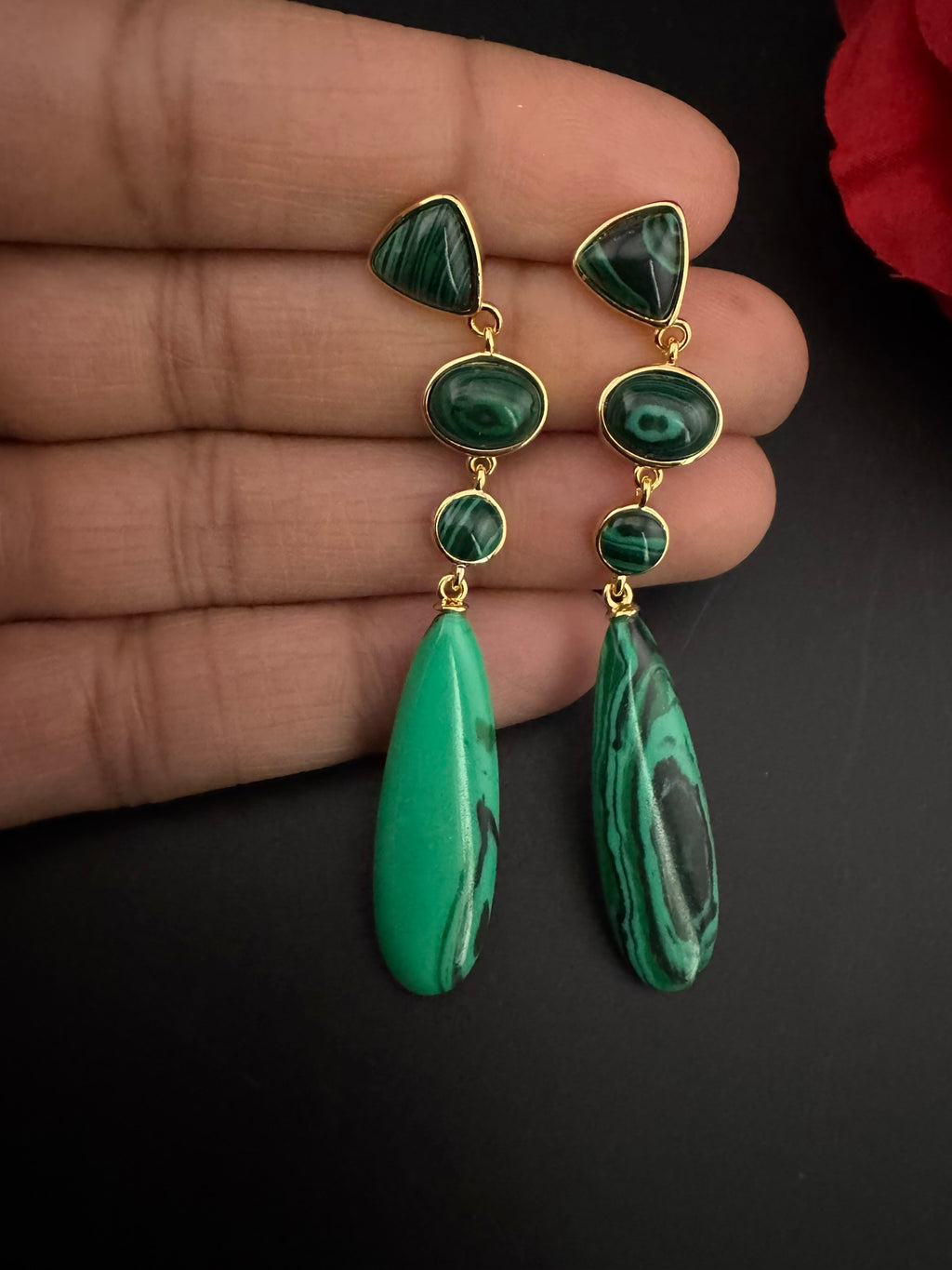 Premium 925 silver polish All Natural stone, pearl, CZ, Drop earring designer inspired Drop Dangle earrings/Unique earrings/Indian Jewelry