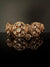 Premium Quality Moissanite Kundan Tyaani inspired Designer Openable Bracelet/Adjustable broad Bracelet Bangle/Indian jewelry/Golden Bracelet