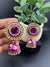 Premium Oversized Stud Jhumka/Purple and Gold with CZ, pearls, Minakari jhumka details/Indian Earrings/Indian Jhumka/Bridal Earring/Heavy