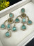 Premium Sabyasachi inspired designer Chand Bali earring Mint Green/Long Chandelier earring/Gold earring/Long Indian Earring/Bridal Earring