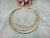 Unique Adjustable gold 3 layer Hasli necklace no earrings/Indian jewelry/different necklace/Bridesmaids gift/Indo Western/3-later necklace