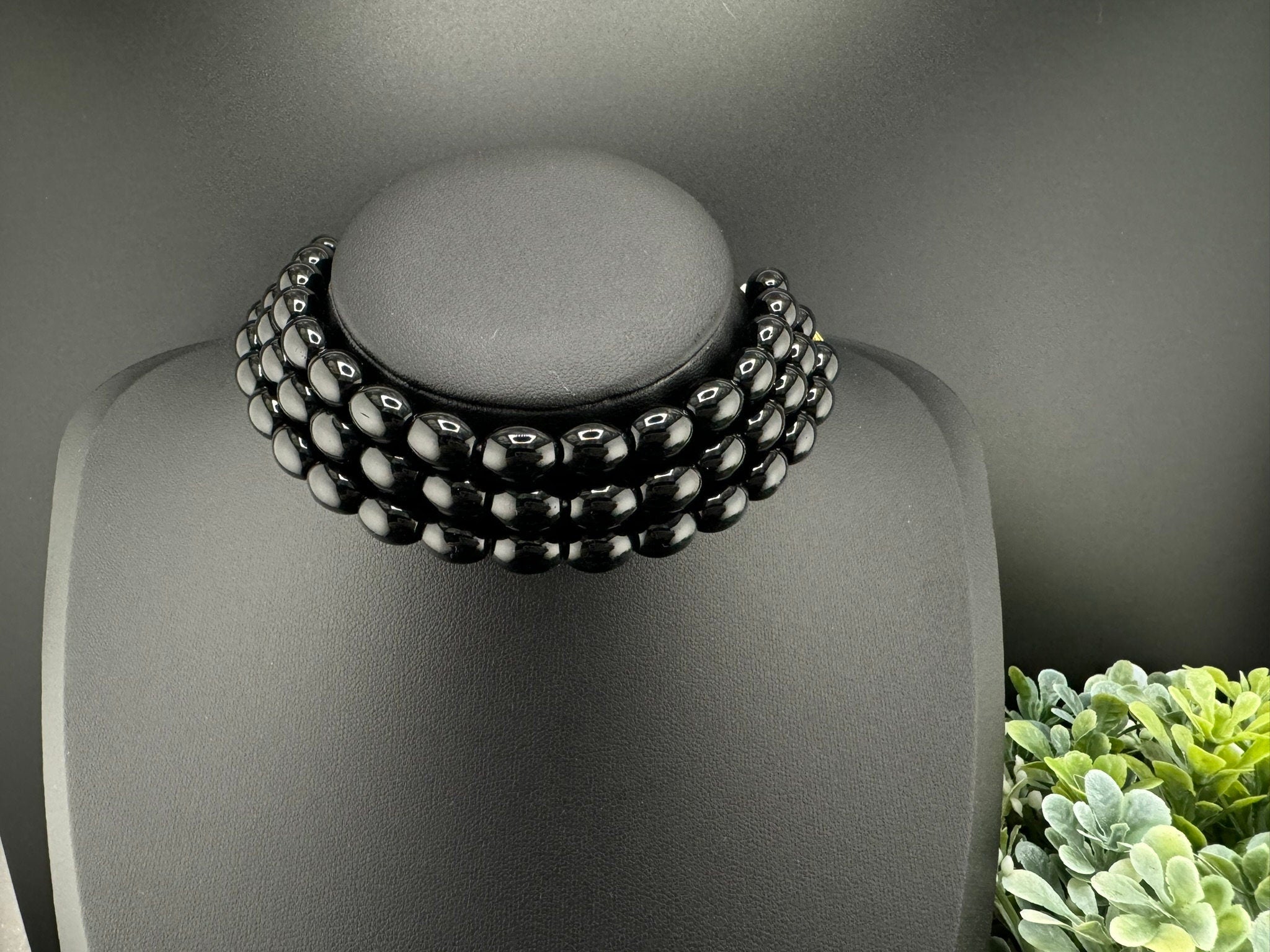 Beads choker Necklace without earrings with Dori/Indian jewelry/youth kids jewelry/Bridesmaids gift/Indo Western/Pearl Choker/Indian Choker