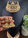 Premium Quality Polki Kundan Minakari Rajwadi polish Necklace Bridal set/RubyNecklace/Wedding Jewelry/Indian Jewelry/Rajwadi choker set