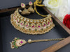 Premium Quality Polki Kundan Minakari Rajwadi polish Necklace Bridal set/RubyNecklace/Wedding Jewelry/Indian Jewelry/Rajwadi choker set