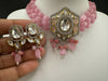 Tyaani Inspired Premium Fusion necklace with HQ Kundan, onyx beads and natural stones
